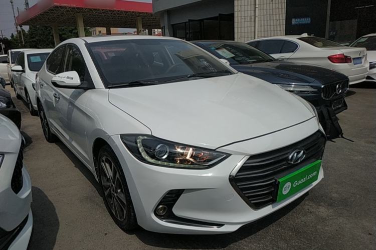 Used Hyundai Elantra (6th Generation / Lingdong) 2016 1.6L Automatic ZhiXuan – Elite Version Front Right 45 Deg