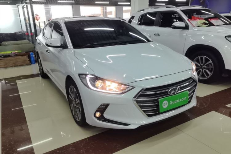 Used Hyundai Elantra (6th Generation / Lingdong) 2016 1.6L Automatic ZhiXuan – Elite Version Front Right 45 Deg