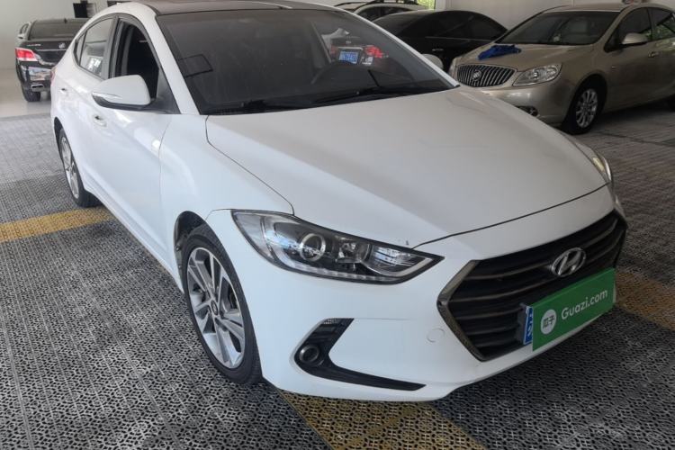Used Hyundai Elantra (6th Generation / Lingdong) 2016 1.6L Automatic ZhiXuan – Elite Version Front Right 45 Deg