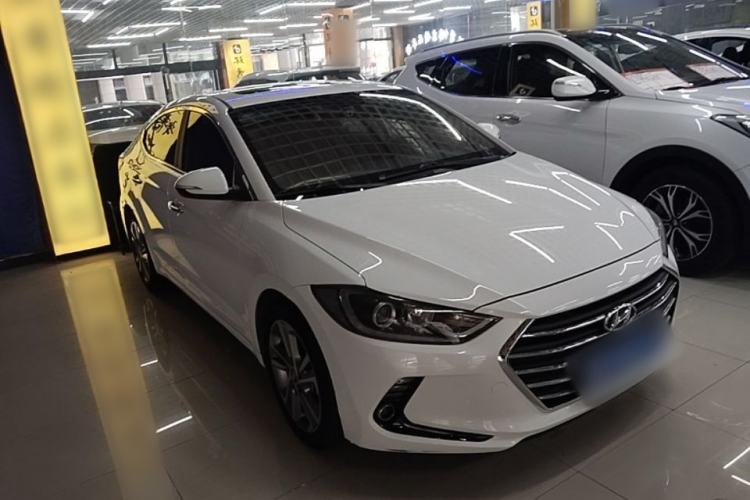 Used Hyundai Elantra (6th Generation / Lingdong) 2016 1.6L Automatic ZhiXuan – Elite Version Front Right 45 Deg
