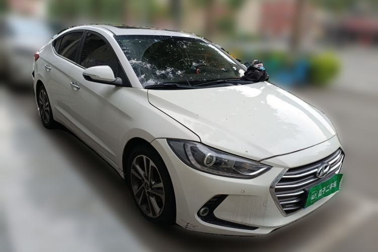 Used Hyundai Elantra (6th Generation / Lingdong) 2016 1.6L Automatic ZhiXuan · Luxury Version Front Right 45 Deg