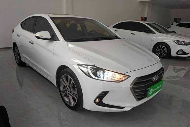 Used Hyundai Elantra (6th Generation / Lingdong) 2016 1.6L Automatic ZhiXuan – Elite Version Front Right 45 Deg