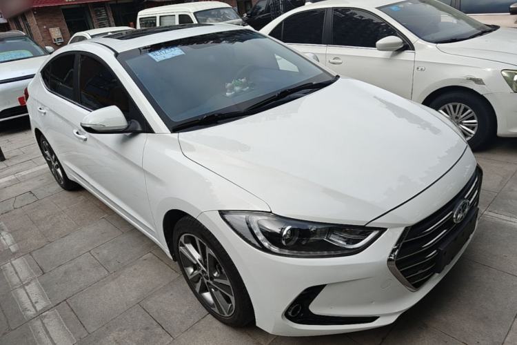 Used Hyundai Elantra (6th Generation / Lingdong) 2016 1.6L Automatic ZhiXuan – Elite Version Front Right 45 Deg