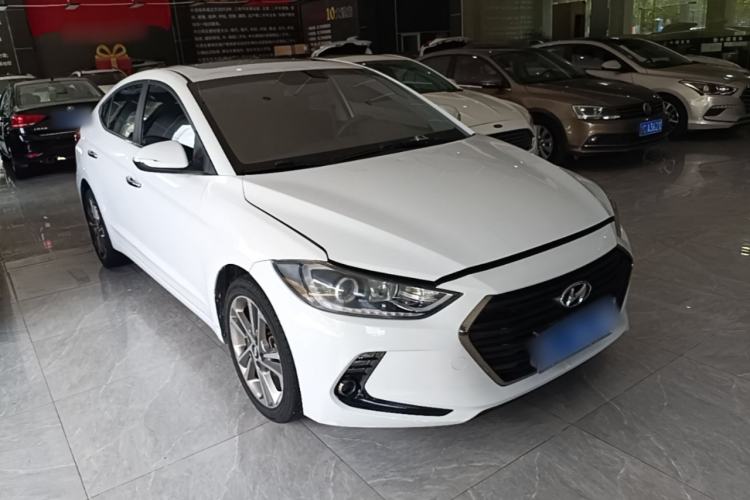 Used Hyundai Elantra (6th Generation / Lingdong) 2016 1.6L Automatic ZhiXuan – Elite Version Front Right 45 Deg