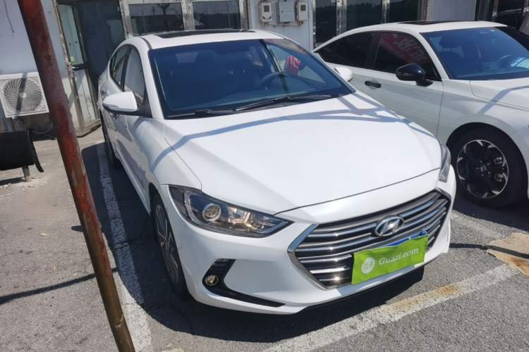 Used Hyundai Elantra (6th Generation / Lingdong) 2016 1.6L Automatic ZhiXuan – Elite Version Front Right 45 Deg