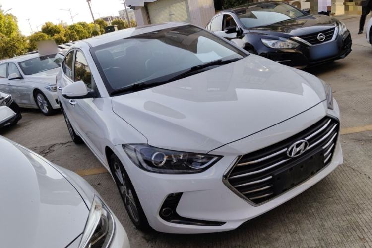 Used Hyundai Elantra (6th Generation / Lingdong) 2016 1.6L Automatic ZhiXuan – Elite Version Front Right 45 Deg
