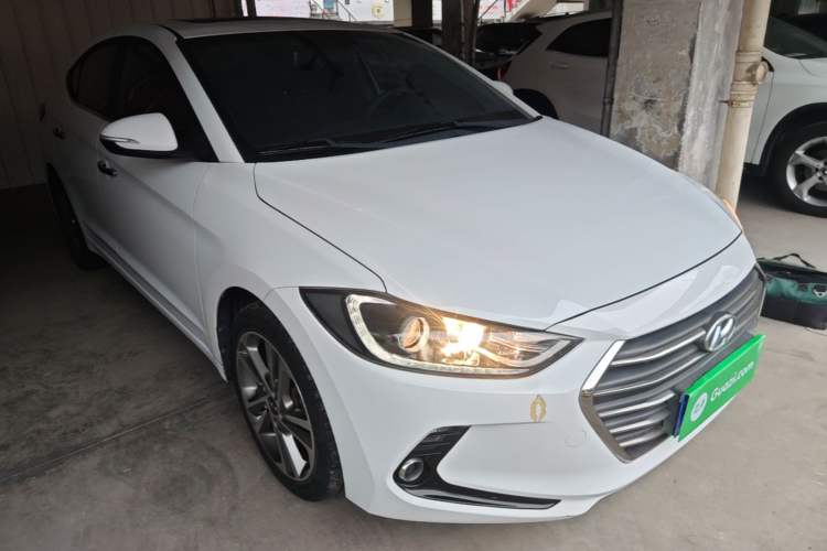 Used Hyundai Elantra (6th Generation / Lingdong) 2016 1.6L Automatic ZhiXuan – Elite Version Front Right 45 Deg
