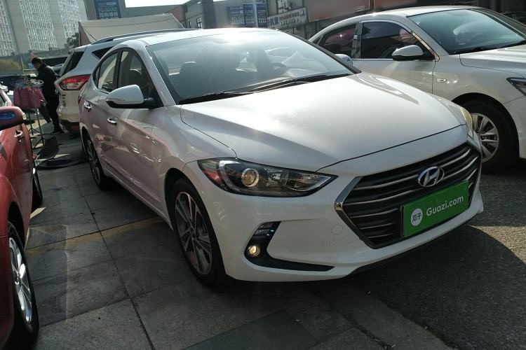 Used Hyundai Elantra (6th Generation / Lingdong) 2016 1.6L Automatic ZhiXuan – Elite Version Front Right 45 Deg