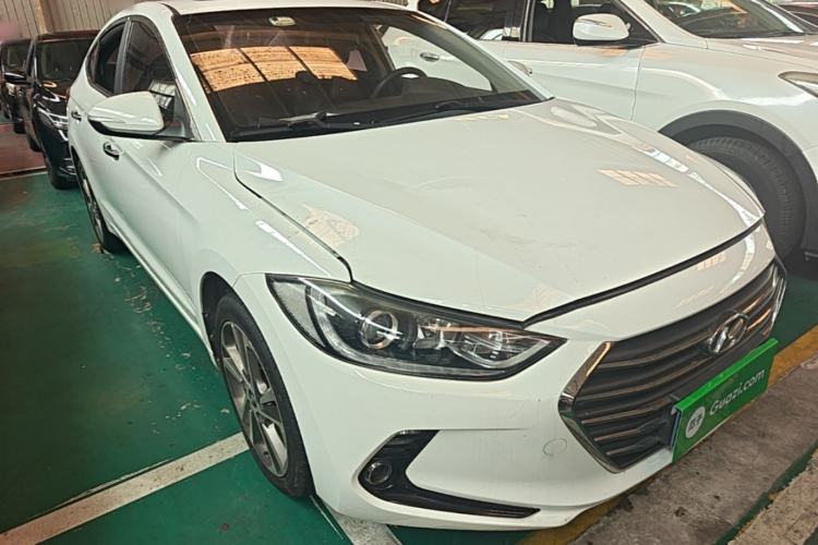 Used Hyundai Elantra (6th Generation / Lingdong) 2016 1.6L Automatic ZhiXuan – Elite Version Front Right 45 Deg