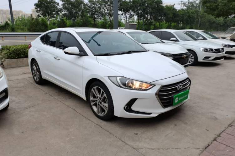 Used Hyundai Elantra (6th Generation / Lingdong) 2016 1.6L Automatic ZhiXuan – Elite Version Front Right 45 Deg