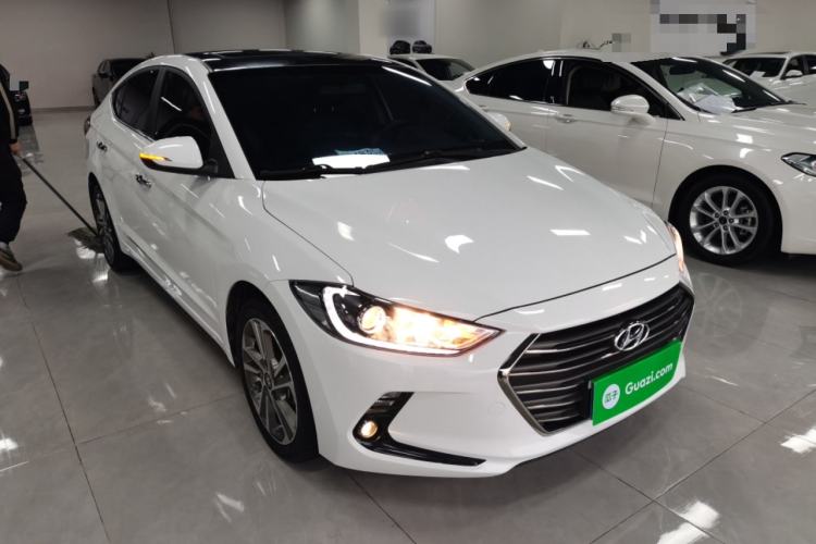Used Hyundai Elantra (6th Generation / Lingdong) 2016 1.6L Automatic ZhiXuan – Elite Version Front Right 45 Deg