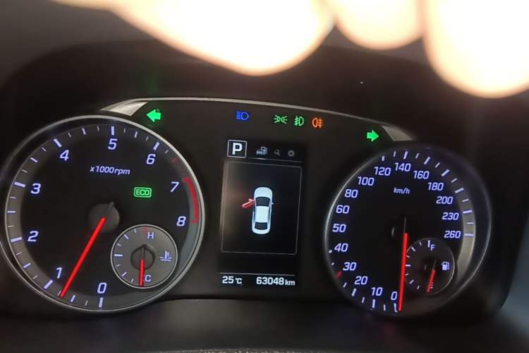 Used Hyundai Elantra (6th Generation / Lingdong) 2016 1.4T Dual-Clutch Xuan Dong · Dynamic Version Instrument Cluster