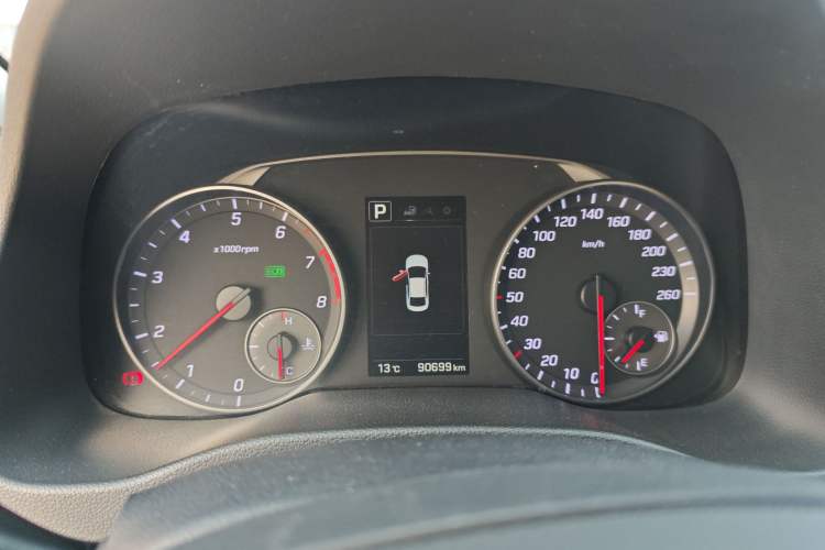 Used Hyundai Elantra (6th Generation / Lingdong) 2016 1.4T Dual-Clutch Xuan Dong · Dynamic Version Instrument Cluster