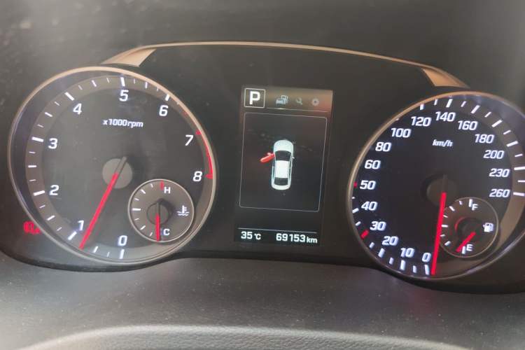 Used Hyundai Elantra (6th Generation / Lingdong) 2016 1.4T Dual-Clutch Xuan Dong · Dynamic Version Instrument Cluster