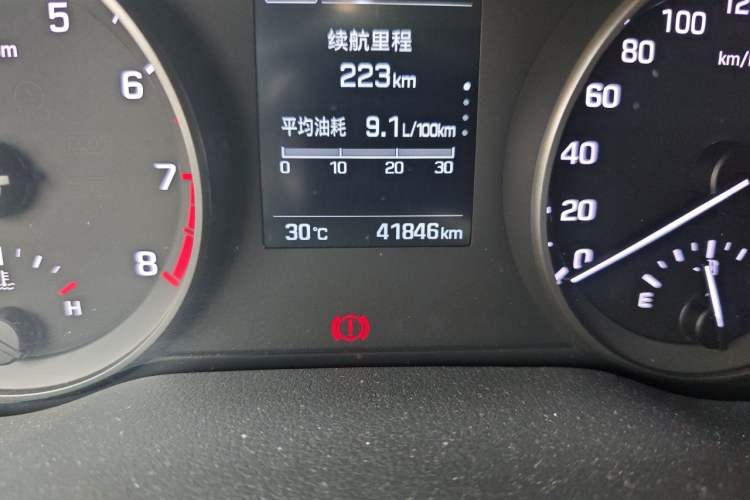 Used Hyundai Elantra (6th Generation / Lingdong) 2016 1.6L Automatic ZhiXuan · Luxury Version Odometer Close Up