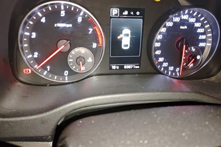 Used Hyundai Elantra (6th Generation / Lingdong) 2016 1.4T Dual-Clutch Xuan Dong·Elite Version Odometer Close Up