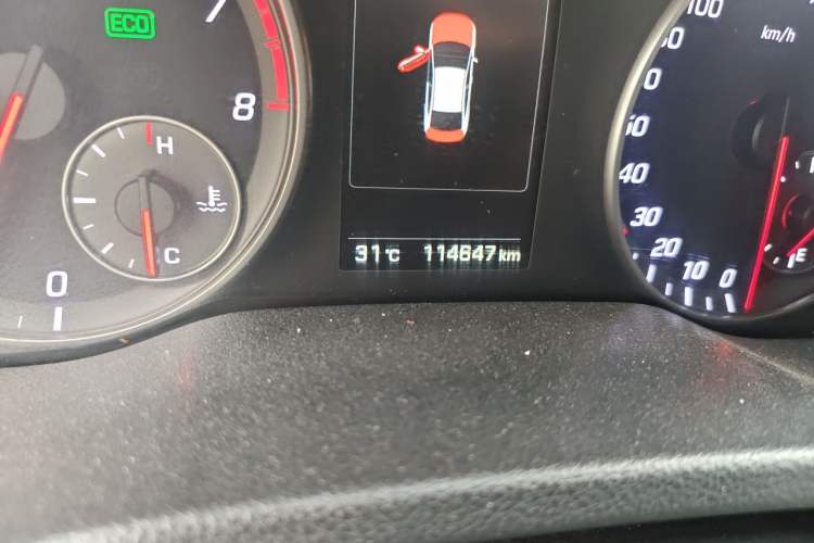 Used Hyundai Elantra (6th Generation / Lingdong) 2016 1.4T Dual-Clutch Xuan Dong · Dynamic Version Odometer Close Up