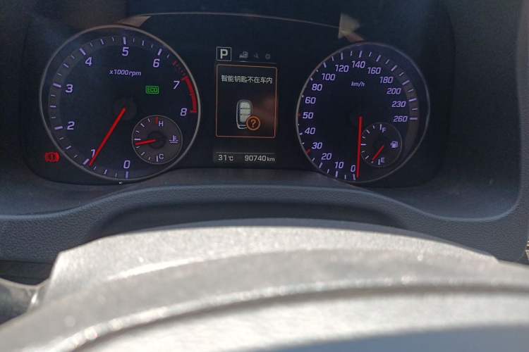 Used Hyundai Elantra (6th Generation / Lingdong) 2016 1.4T Dual-Clutch Xuan Dong · Dynamic Version Odometer Close Up