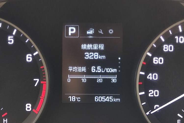 Used Hyundai Elantra (6th Generation / Lingdong) 2016 1.6L Automatic ZhiXuan – Elite Version Odometer Close Up