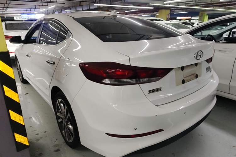 Used Hyundai Elantra (6th Generation / Lingdong) 2016 1.6L Automatic ZhiXuan – Elite Version Rear Left 45 Deg