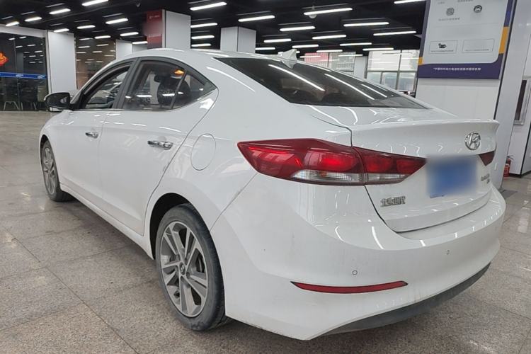 Used Hyundai Elantra (6th Generation / Lingdong) 2016 1.6L Automatic ZhiXuan – Elite Version Rear Left 45 Deg