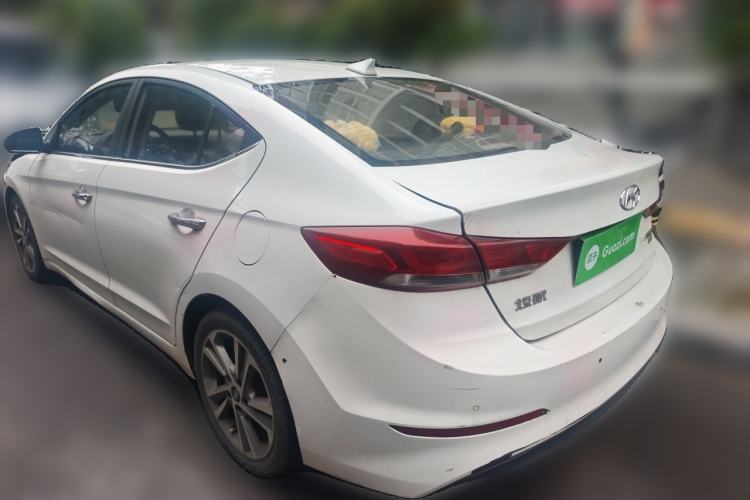Used Hyundai Elantra (6th Generation / Lingdong) 2016 1.6L Automatic ZhiXuan · Luxury Version Rear Left 45 Deg