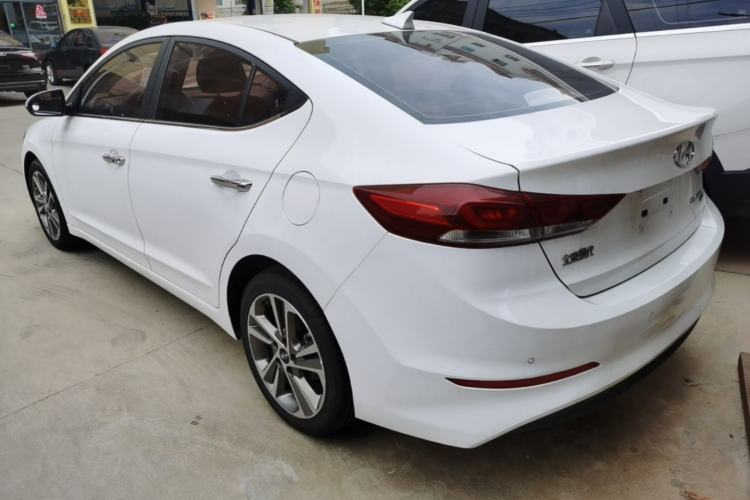 Used Hyundai Elantra (6th Generation / Lingdong) 2016 1.6L Automatic ZhiXuan · Luxury Version Rear Left 45 Deg