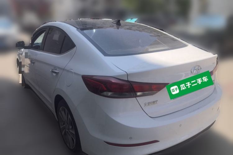 Used Hyundai Elantra (6th Generation / Lingdong) 2016 1.6L Automatic ZhiXuan – Elite Version Rear Left 45 Deg