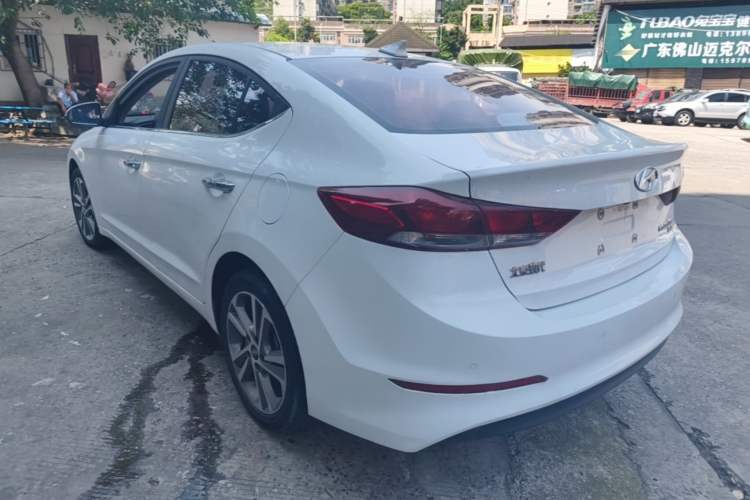 Used Hyundai Elantra (6th Generation / Lingdong) 2016 1.6L Automatic ZhiXuan – Elite Version Rear Left 45 Deg