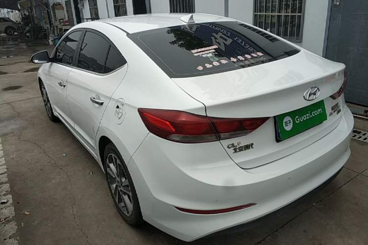 Used Hyundai Elantra (6th Generation / Lingdong) 2016 1.6L Automatic ZhiXuan – Elite Version Rear Left 45 Deg