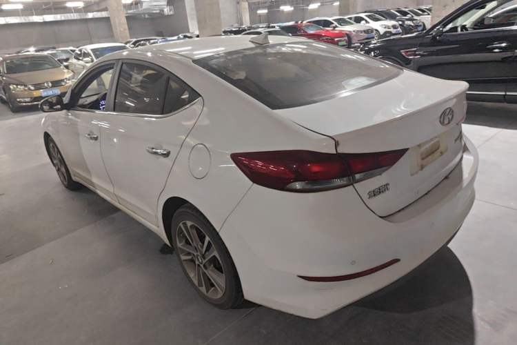 Used Hyundai Elantra (6th Generation / Lingdong) 2016 1.6L Automatic ZhiXuan – Elite Version Rear Left 45 Deg