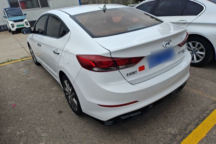 Used Hyundai Elantra (6th Generation / Lingdong) 2016 1.6L Automatic ZhiXuan – Elite Version Rear Left 45 Deg