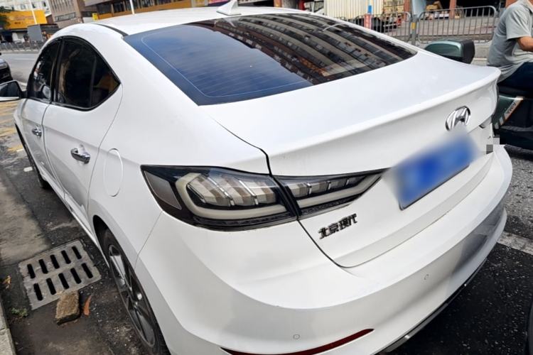 Used Hyundai Elantra (6th Generation / Lingdong) 2016 1.6L Automatic ZhiXuan – Elite Version Rear Left 45 Deg
