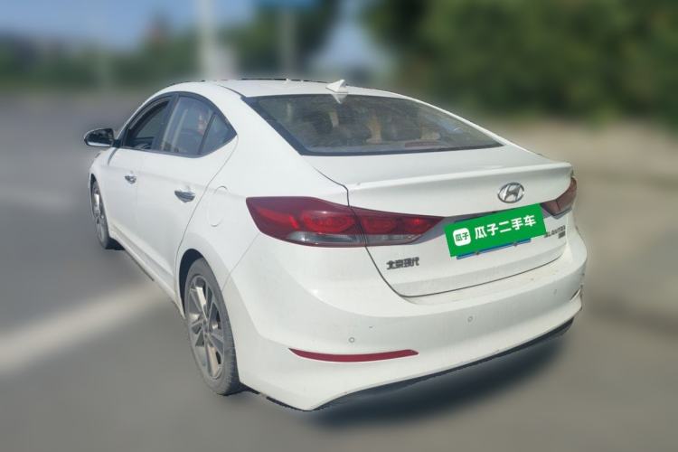 Used Hyundai Elantra (6th Generation / Lingdong) 2016 1.6L Automatic ZhiXuan · Flagship Edition Rear Left 45 Deg