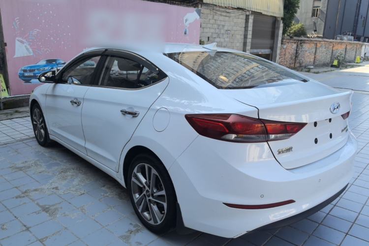 Used Hyundai Elantra (6th Generation / Lingdong) 2016 1.6L Automatic ZhiXuan – Elite Version Rear Left 45 Deg
