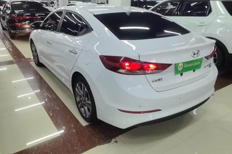 Used Hyundai Elantra (6th Generation / Lingdong) 2016 1.6L Automatic ZhiXuan – Elite Version Rear Left 45 Deg