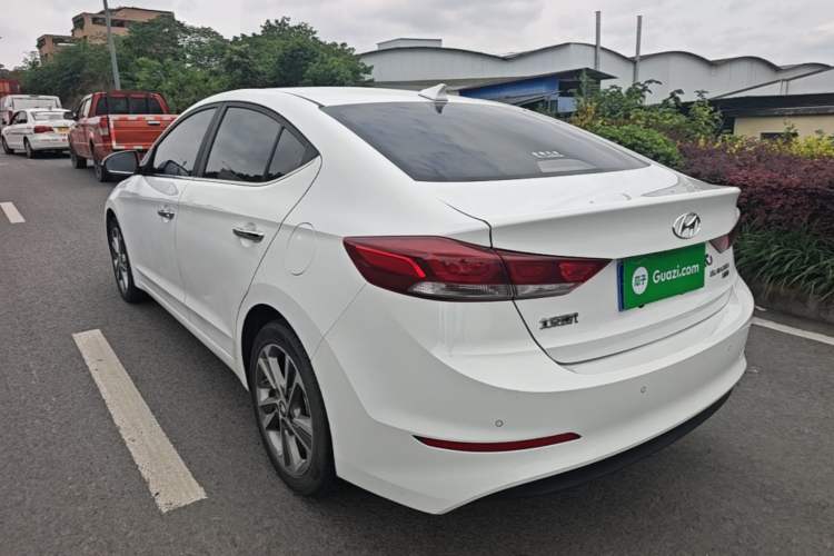 Used Hyundai Elantra (6th Generation / Lingdong) 2016 1.6L Automatic ZhiXuan · Luxury Version Rear Left 45 Deg