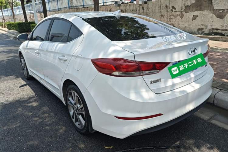 Used Hyundai Elantra (6th Generation / Lingdong) 2016 1.6L Automatic ZhiXuan – Elite Version Rear Left 45 Deg