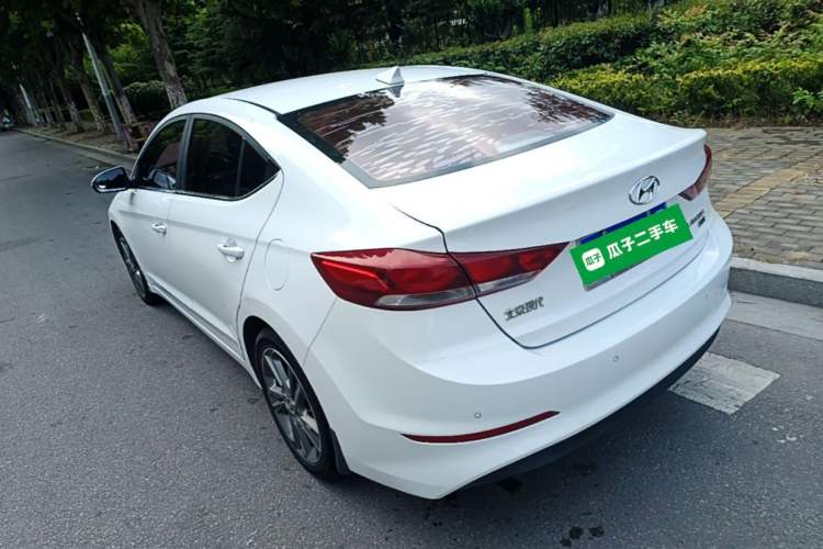 Used Hyundai Elantra (6th Generation / Lingdong) 2016 1.6L Automatic ZhiXuan – Elite Version Rear Left 45 Deg