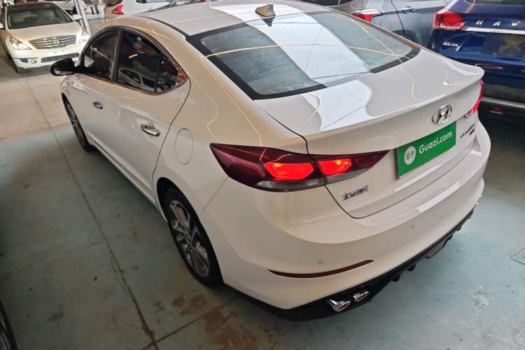 Used Hyundai Elantra (6th Generation / Lingdong) 2016 1.6L Automatic ZhiXuan – Elite Version Rear Left 45 Deg