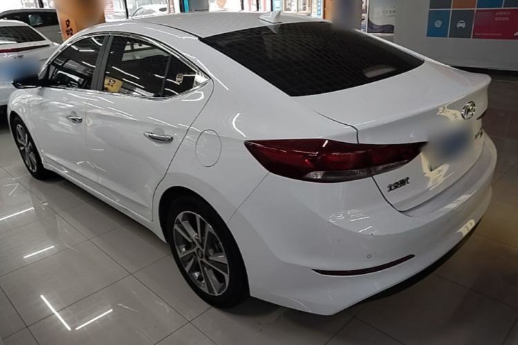 Used Hyundai Elantra (6th Generation / Lingdong) 2016 1.6L Automatic ZhiXuan – Elite Version Rear Left 45 Deg