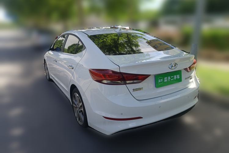 Used Hyundai Elantra (6th Generation / Lingdong) 2016 1.6L Automatic ZhiXuan · Flagship Edition Rear Left 45 Deg