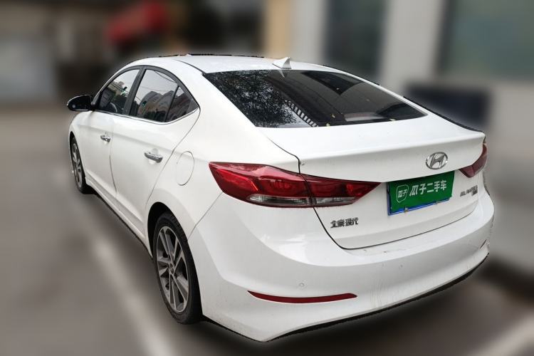 Used Hyundai Elantra (6th Generation / Lingdong) 2016 1.6L Automatic ZhiXuan · Luxury Version Rear Left 45 Deg