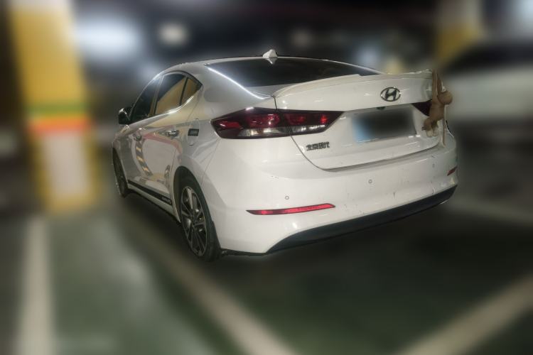 Used Hyundai Elantra (6th Generation / Lingdong) 2016 1.6L Automatic ZhiXuan · Luxury Version Rear Left 45 Deg