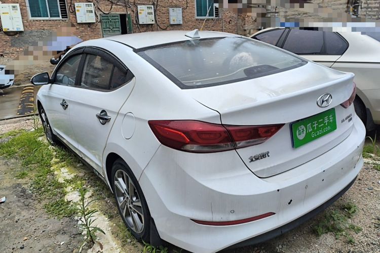 Used Hyundai Elantra (6th Generation / Lingdong) 2016 1.6L Automatic ZhiXuan · Luxury Version Rear Left 45 Deg