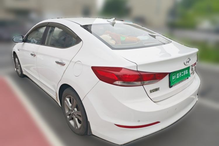 Used Hyundai Elantra (6th Generation / Lingdong) 2016 1.4T Dual-Clutch Xuan Dong · Dynamic Version Rear Left 45 Deg