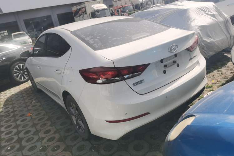 Used Hyundai Elantra (6th Generation / Lingdong) 2016 1.6L Manual ZhiXuan · Dynamic Model Rear Left 45 Deg