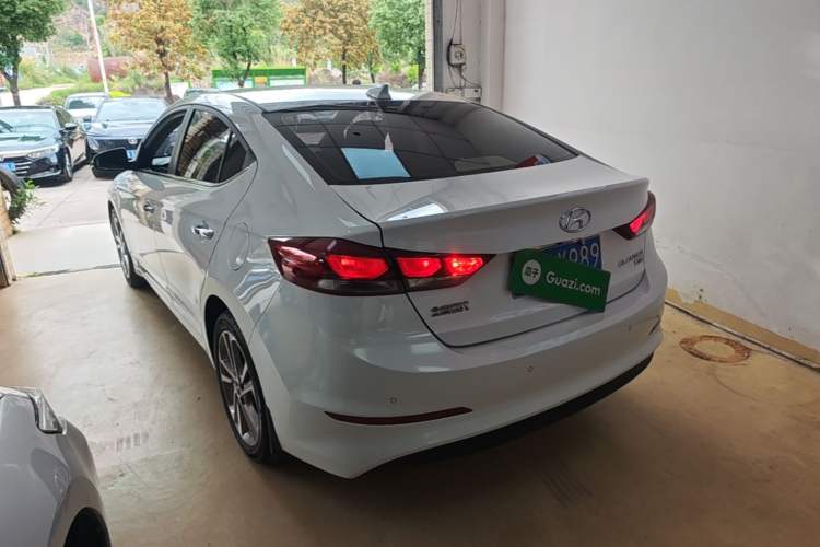 Used Hyundai Elantra (6th Generation / Lingdong) 2016 1.6L Automatic ZhiXuan – Elite Version Rear Left 45 Deg