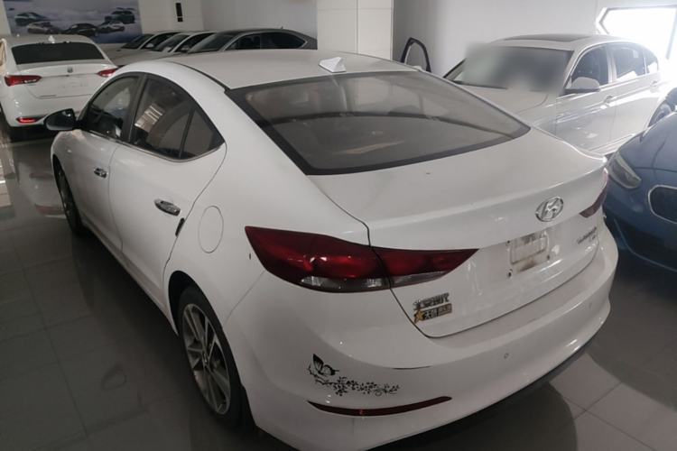 Used Hyundai Elantra (6th Generation / Lingdong) 2016 1.6L Automatic ZhiXuan – Elite Version Rear Left 45 Deg