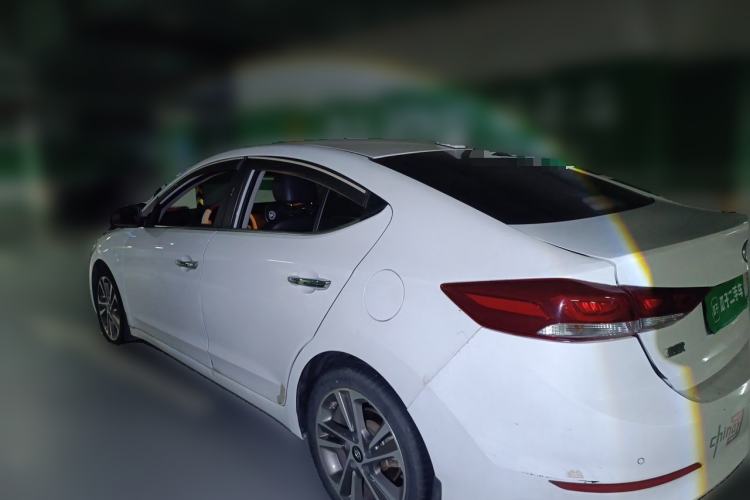 Used Hyundai Elantra (6th Generation / Lingdong) 2016 1.6L Automatic ZhiXuan · Luxury Version Rear Left 45 Deg